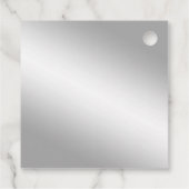 プリンセスドレス&クラウン誕生日サンキュー フェイバータグ (裏面)