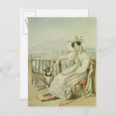 プリンセスナタリアゴリツィンポートレート, 1822-26 ポストカード (正面/裏面)