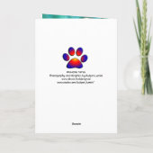 プリンセスネコと赤帽子とハトの父の日 カード (裏面)