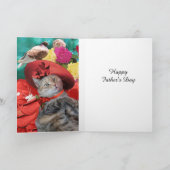 プリンセスネコと赤帽子とハトの父の日 カード (内部)