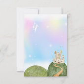 プリンセスハッピーバースデー挨拶 カード (裏面)