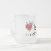 プリンセスハート第1回母Tシャツとギフト フロストグラスマグカップ (正面左)