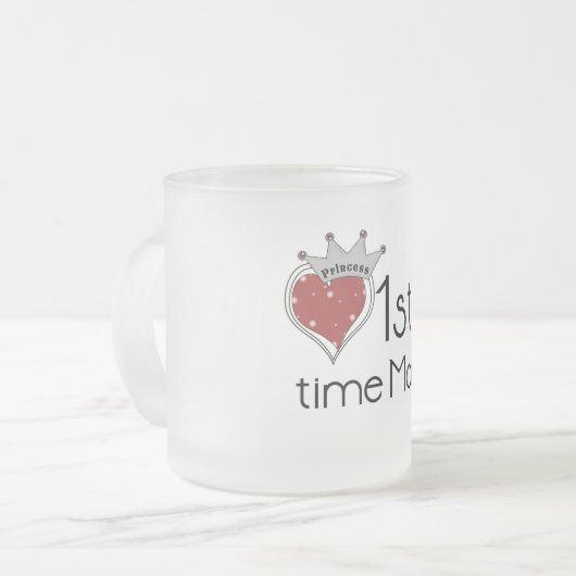 プリンセスハート第1回母Tシャツとギフト フロストグラスマグカップ (正面左)