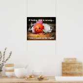 プリンセスバケツ付きキャンディキャット ポスター (キッチン)