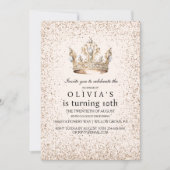 プリンセスバラ金ゴールドガール10thバースデーパーティー 招待状 (正面)