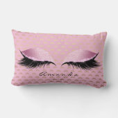 プリンセスバラ金ゴールドグリッターラッシュネームクラウン ランバークッション (裏面)