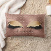 プリンセスバラ金ゴールドグリッターラッシュネームハート ランバークッション (ブランケット)