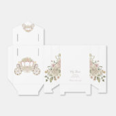 プリンセスバラ金ゴールドベビーシャワーありがとう フェイバーボックス (折り畳みなし)