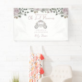 プリンセスバラ金ゴールドベビーシャワーウェルカム 横断幕 (インサイチュ)