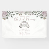 プリンセスバラ金ゴールドベビーシャワーウェルカム 横断幕 (横)