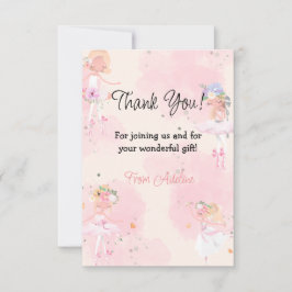 プリンセスバレリーナの誕生日 サンキューカード