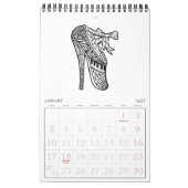 プリンセスバレリーナ カレンダー (1月 2027)