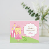 プリンセスバレンタインデーカードキッズ教室 シーズンポストカード (スタンド正面)