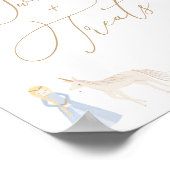 プリンセスバースデーパーティースイーツアンドトリートズサイン ポスター (角)