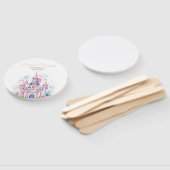 プリンセスバースデーパーティー、プリンセス城誕生日 ハンドファン (組立なし)