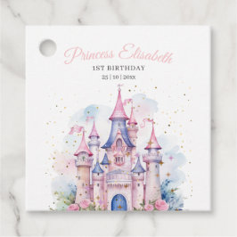 プリンセスバースデーパーティー、プリンセス城誕生日 フェイバータグ