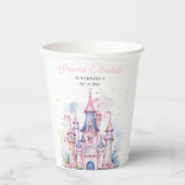 プリンセスバースデーパーティー、プリンセス城誕生日 紙コップ (正面)