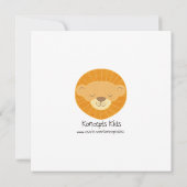 プリンセスバースデーパーティ招待状-ブロンド 招待状 (裏面)