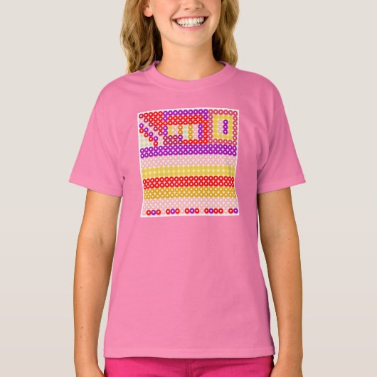 プリンセスパターン#128 - PrinterKids Tシャツ (正面)