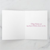 プリンセスパピーズ最高のフレンズクリスマス カード (内部)