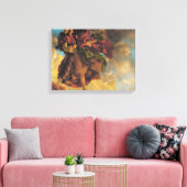 プリンセスパリザードローミングホームマックスフィールドパリ キャンバスプリント (インサイチュ (リビング))