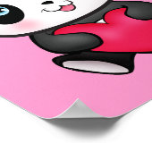 プリンセスパンダポスタースイートギフトforガールズベッドルーム ポスター (角)