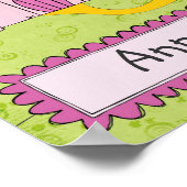 プリンセスパーソナライズされたキャッスルアート ポスター (角)