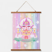 プリンセスパーソナライズされたタペストリーベッドルームウォールアート 吊り下げ型タペストリー (正面)