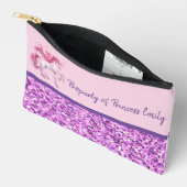 プリンセスパーソナライズされた鉛筆入れアクセサリーパウチ アクセサリーポーチ (見開き)