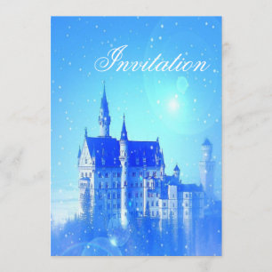 プリンセスパーティーおとぎ話の城 招待状