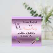 プリンセスパーティーの招待状 招待状 (スタンド正面)