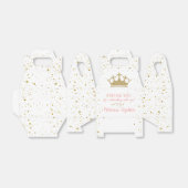 プリンセスパーティークラウンピンク金ゴールドありがとう フェイバーボックス (折り畳みなし)