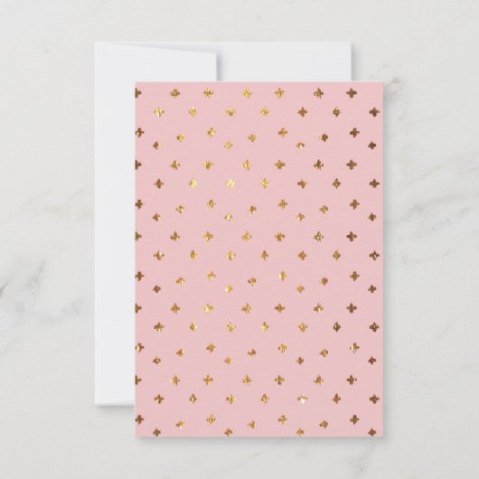 プリンセスパーティーグリッターフローラクラウンデイ招待状 招待状 (裏面)