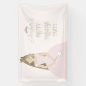 プリンセスパーティーピンク 横断幕 (縦)