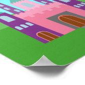 プリンセスパーティーフレーム支柱（フォトブース用） ポスター (角)