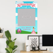 プリンセスパーティーフレーム支柱（フォトブース用） ポスター (ホームオフィス)