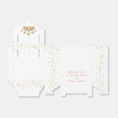 プリンセスパーティー金ゴールドピンクティアラありがとう フェイバーボックス (折り畳みなし)