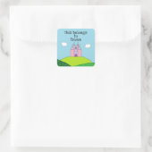 「プリンセスパーティー」ステッカー スクエアシール (バッグ)