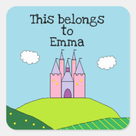 「プリンセスパーティー」ステッカー スクエアシール