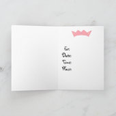 プリンセスパーティー 招待状 (内部)