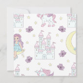 プリンセスパーティー 招待状 (裏面)