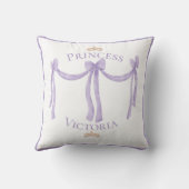 プリンセスパープルウォーターカラー名金ゴールドクラウンガーリー クッション (裏面)