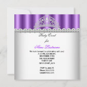 プリンセスパープルダイヤモンドティアラ誕生日パーティー2 招待状 (裏面)