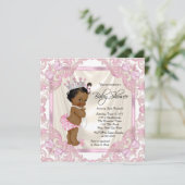 プリンセスパールエスニックベビーガールシャワー 招待状 (スタンド正面)