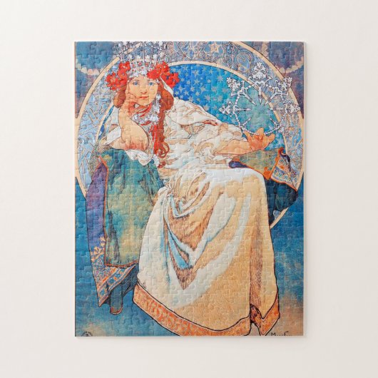 プリンセスヒアシンス、ミュシャ ジグソーパズル (縦)