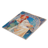 プリンセスヒアシンス、ミュシャ タイル (側面)