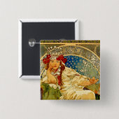 プリンセスヒアシンス 缶バッジ (正面&裏面)