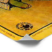 プリンセスヒヤシンス・ポスターバイアルフォンスミュシャ ポスター (角)