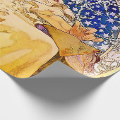 プリンセスヒヤシンス・ポスターバイアルフォンスミュシャ ラッピングペーパー (角)