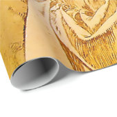 プリンセスヒヤシンス・ポスターバイアルフォンスミュシャ ラッピングペーパー (ロールコーナー)